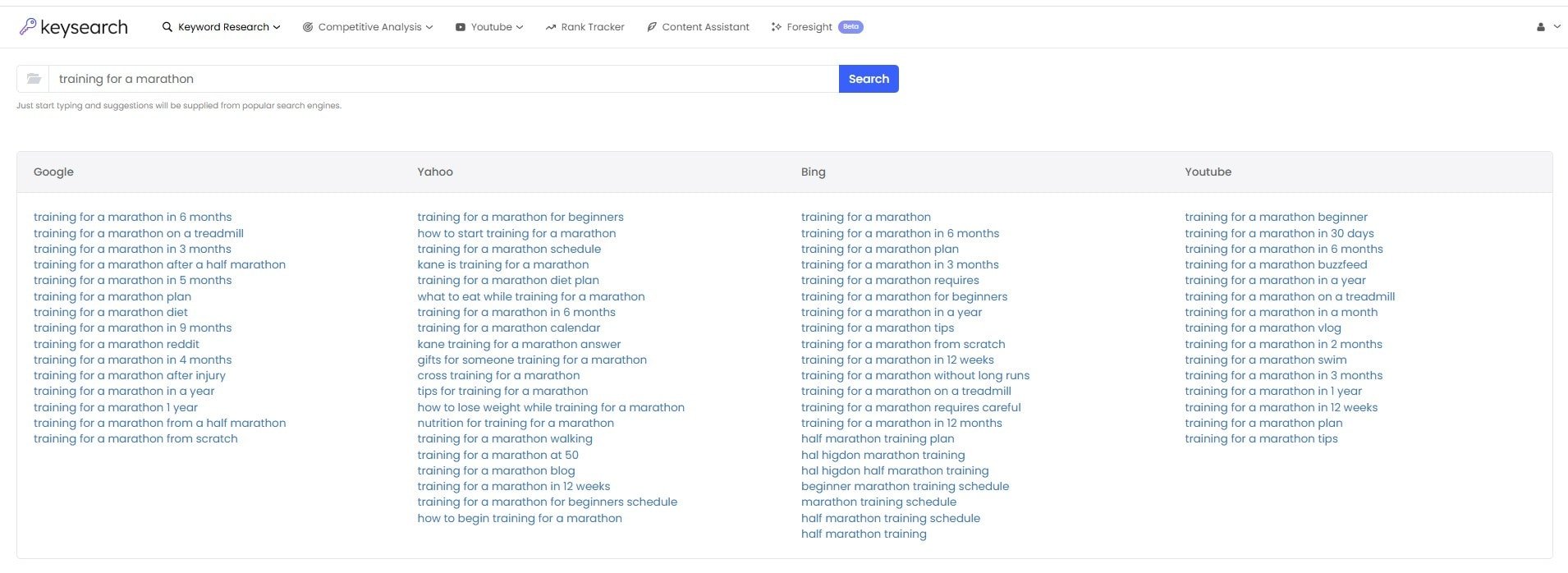 KeySearch Brainstorm Tool