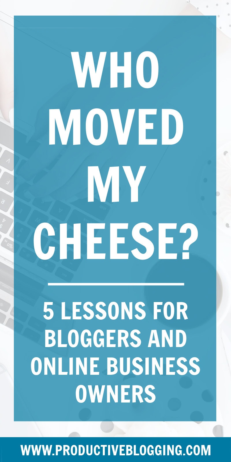 We are at a major 'who moved my cheese' right now. The question is, what will you do about it? Will you embrace the changes, adapt and thrive? Or will you keep on using the same strategies that worked in the past, hoping they'll start working again? #blogmonetization #blogmonetizationstrategy #makemoneyblogging #digitalproducts #blog #blogging #bloggers #bloggersofIG #problogger #bloggingismyjob #solopreneur #mompreneur #fempreneur #contentmarketing #bloggingbiz #bloggingtips #productiveblogging